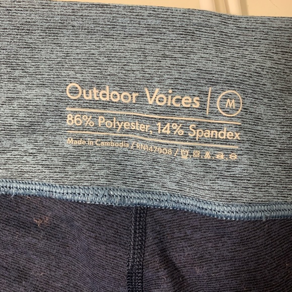 Outdoor Voices 7/8 Leggings - Color Block - Picture 5 of 5